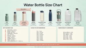 Water Bottle Size Chart: Complete Guide