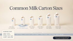 Milk Carton Size Chart: Complete Guide to Milk Carton Sizes