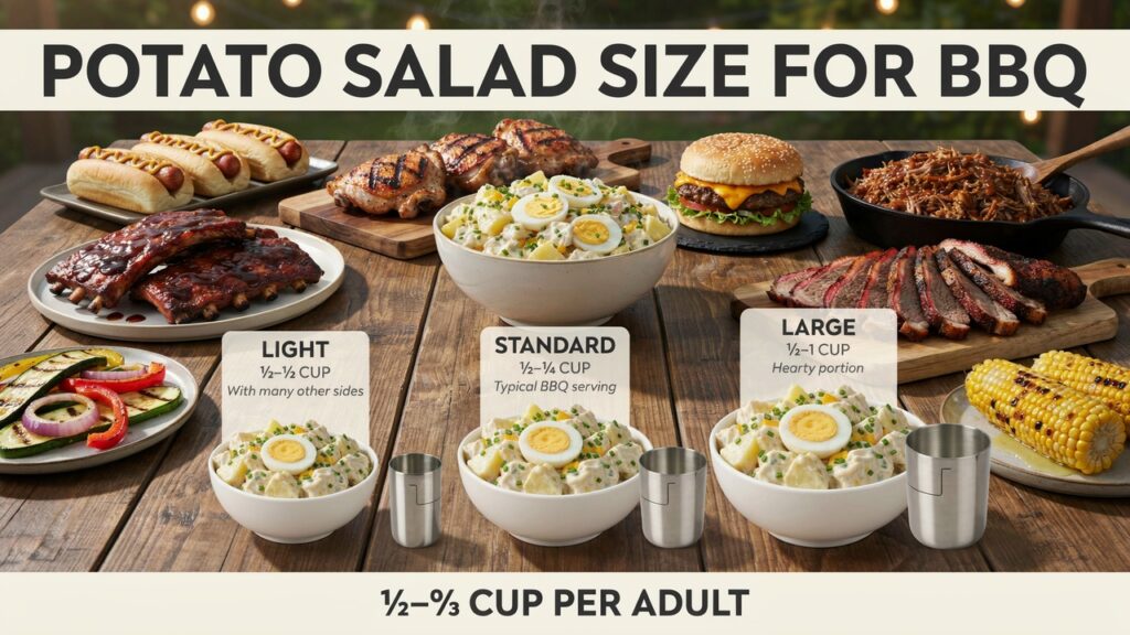 Potato Salad Size for BBQ